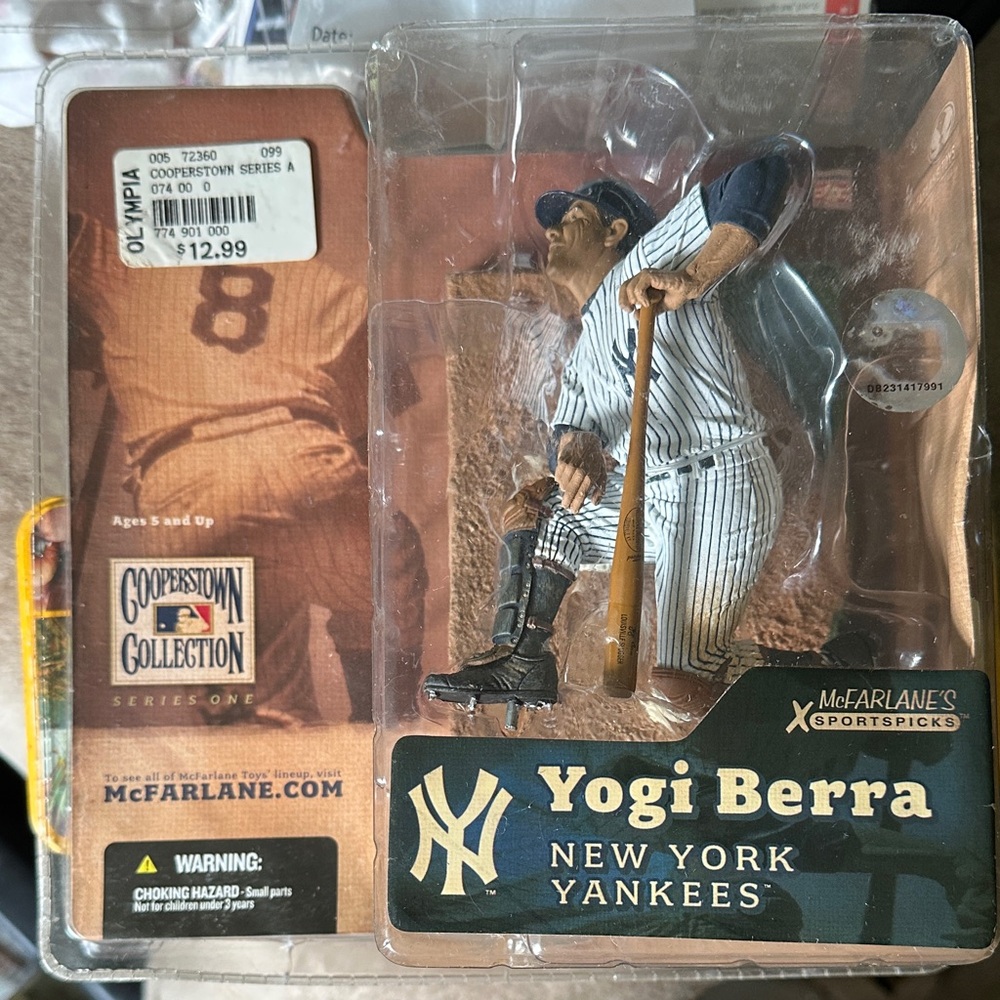 McFarlane Yogi Berra Action Figure - Blue and White